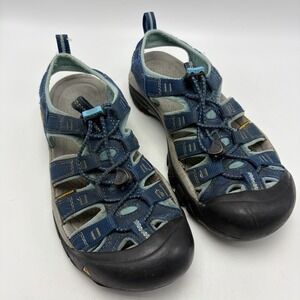 Keen Newport H2 Sandals Womens 8.5 Blue Waterproof Hiking Trail Shoes